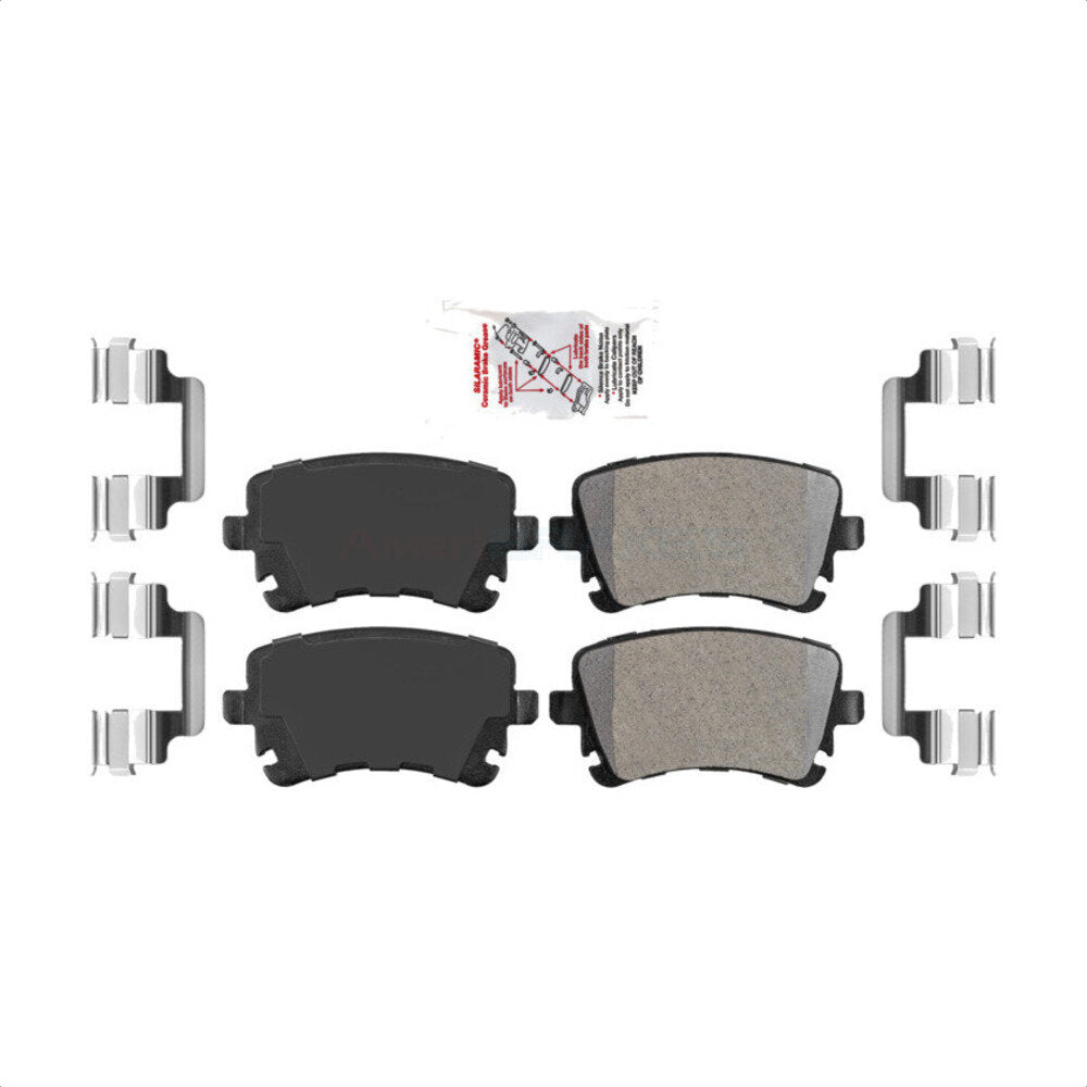 AmeriBRAKES NWF-PRM1018 Disc Brake Pad for 2003-2016 Audi Q5, Audi A4 allroad, Audi RS4 - Rear