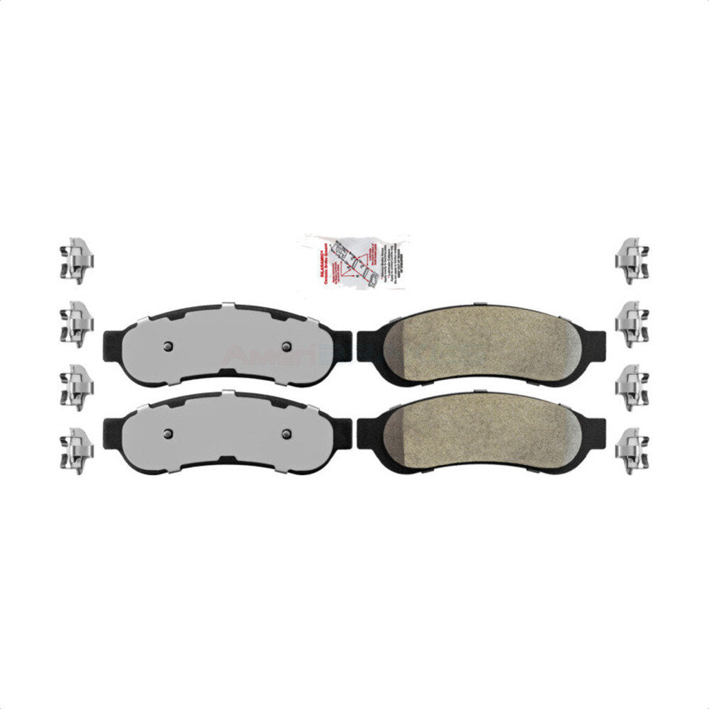 AmeriBRAKES NWF-PRM1067 Disc Brake Pad for 2005-2008 Ford F-350 Super Duty - Rear