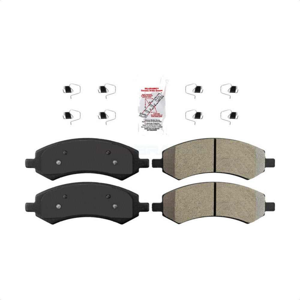 AmeriBRAKES NWF-PRM1084 Disc Brake Pad for 2005-2023 Ram 1500 Classic, Ram 1500, Ram Dakota - Front