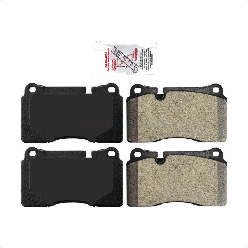 AmeriBRAKES NWF-PRM1129 Disc Brake Pad for 2000-2019 Chevrolet Corvette, Chevrolet Camaro, Volkswagen Touareg - Rear, Front