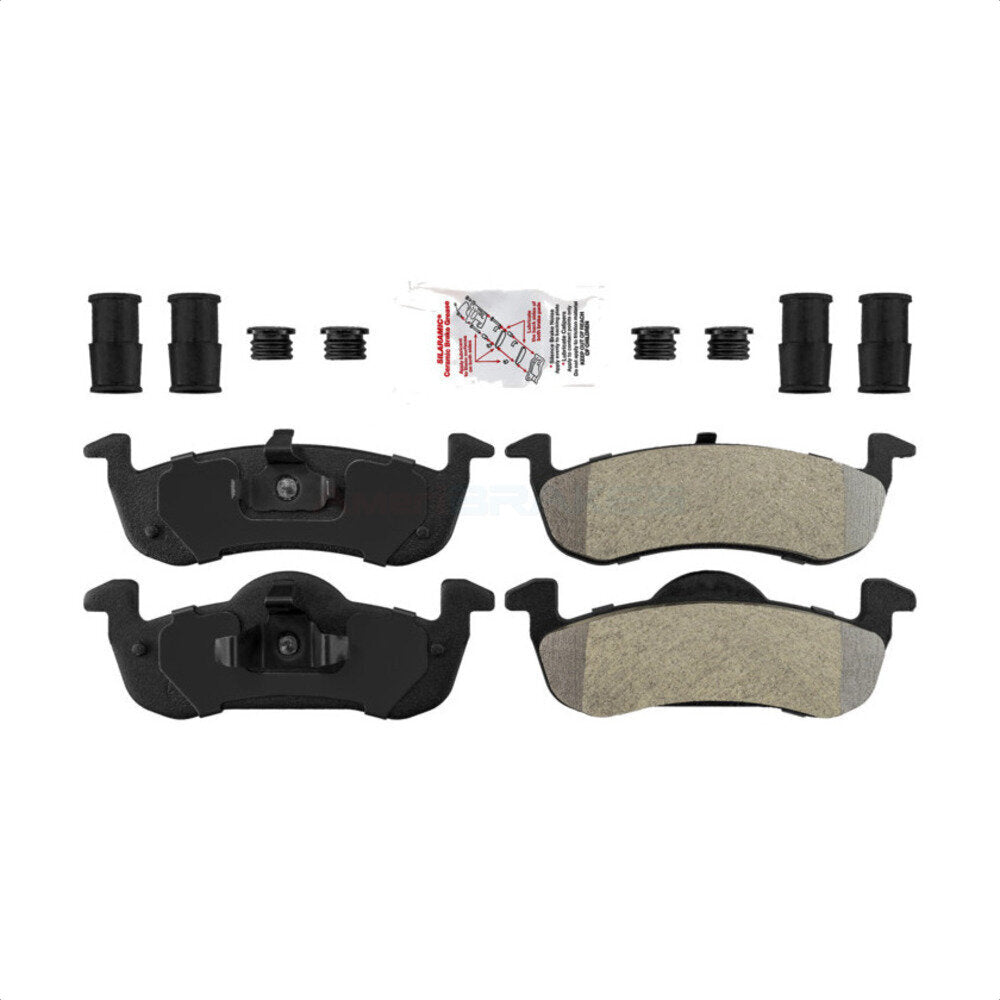 AmeriBRAKES NWF-PRM1279 Disc Brake Pad for 2007-2019 Lincoln MKT, Ford Expedition, Lincoln Navigator - Rear