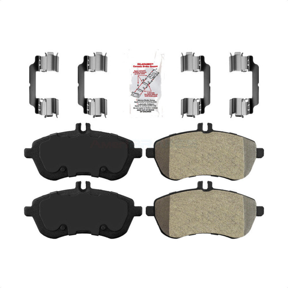 AmeriBRAKES NWF-PRM1340 Disc Brake Pad for 2008-2015 Mercedes-Benz C250, Mercedes-Benz SLK250, Mercedes-Benz C230 - Front