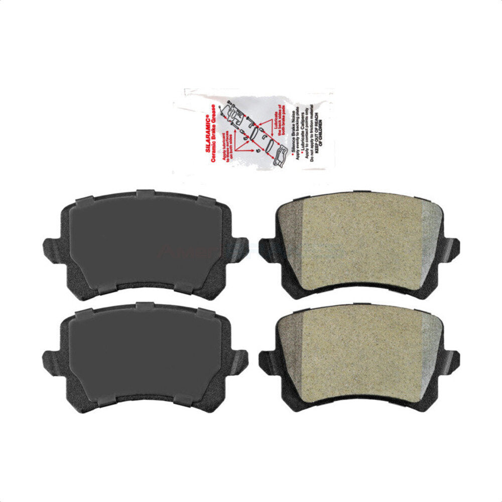 AmeriBRAKES NWF-PRM1348 Disc Brake Pad for 2009-2017 Audi Q3, Audi Q3 Quattro, Volkswagen Tiguan - Rear