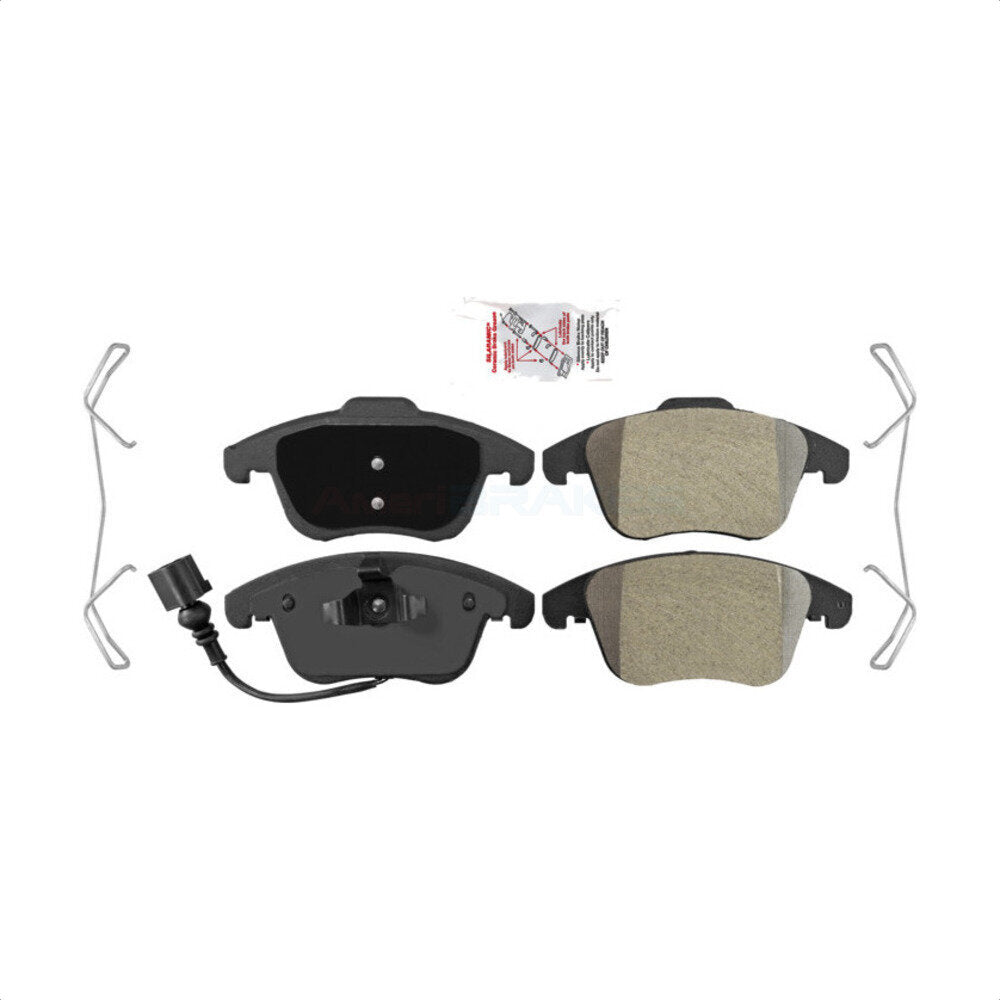 AmeriBRAKES NWF-PRM1375 Disc Brake Pad for 2009-2020 Volkswagen Tiguan Limited, Audi Q3, Audi Q3 Quattro - Front