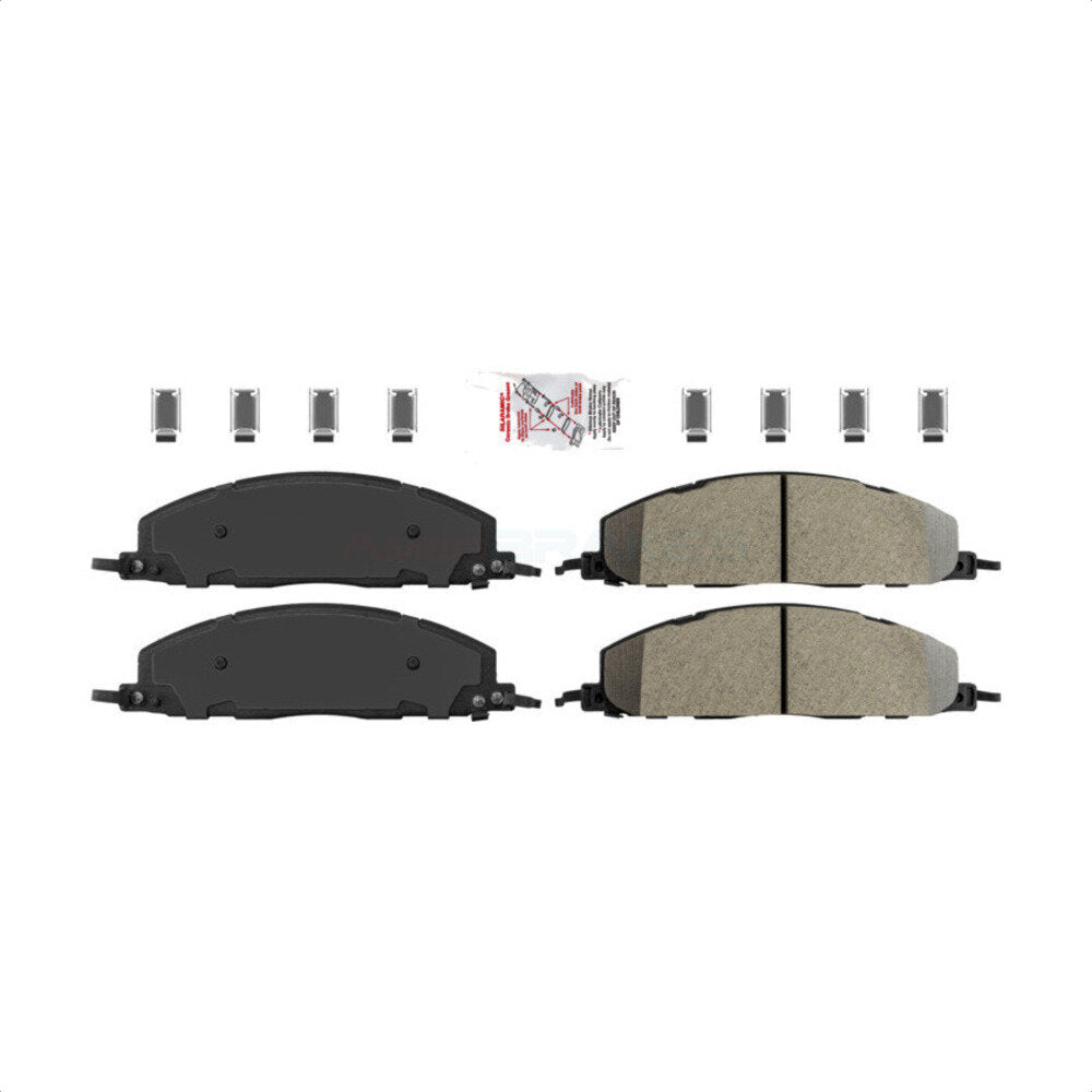 AmeriBRAKES NWF-PRM1400 Disc Brake Pad for 2009-2018 Ram 1500, Ram 2500, Ram 3500 - Rear