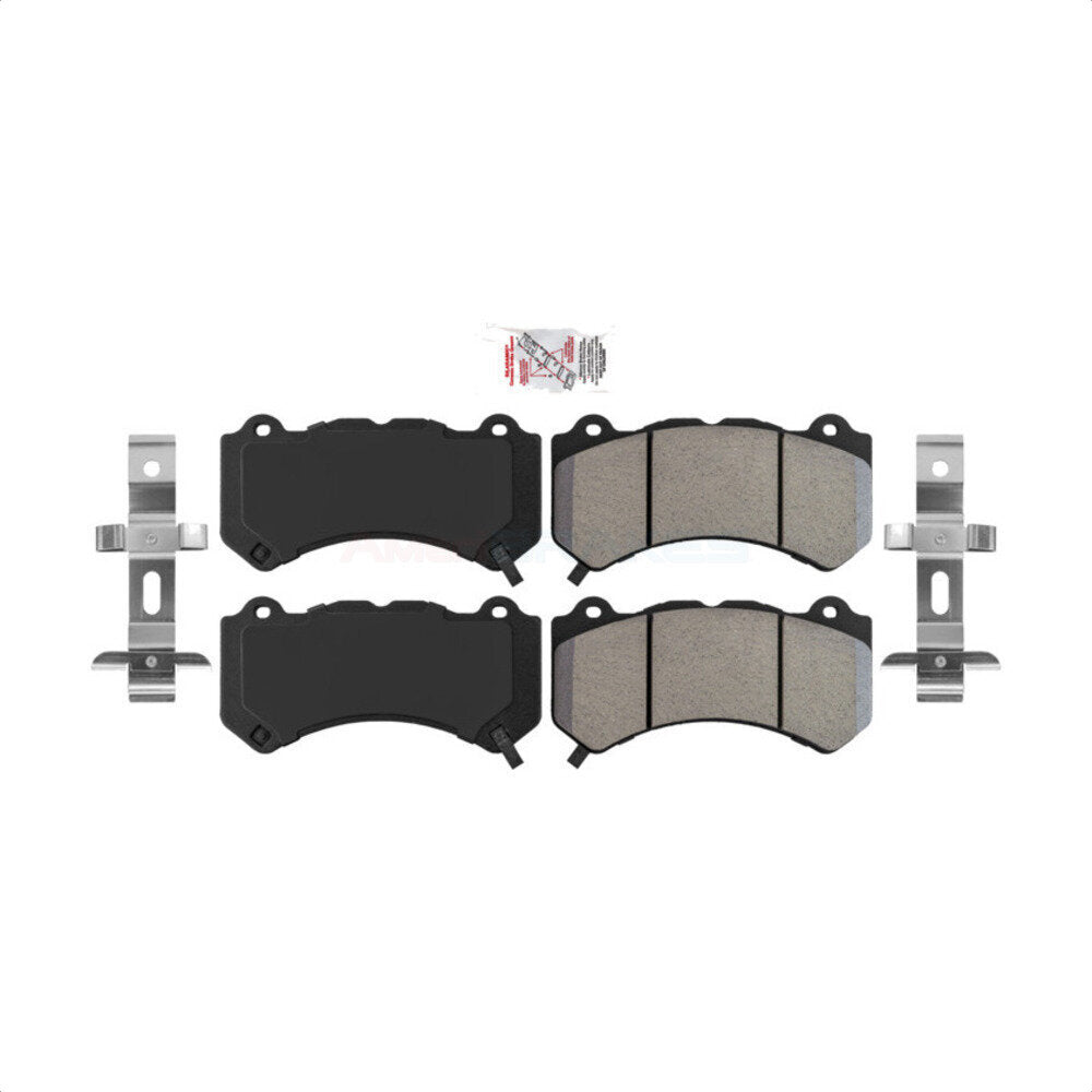 AmeriBRAKES NWF-PRM1405 Disc Brake Pad for 2009-2023 Chevrolet Camaro, Dodge Charger, Dodge Challenger - Front