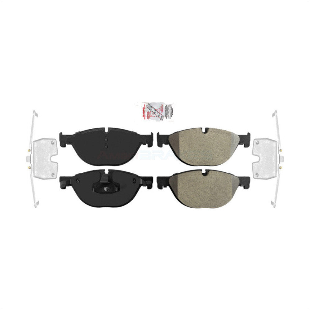AmeriBRAKES NWF-PRM1409 Disc Brake Pad for 2009-2019 BMW 740Ld xDrive, BMW 650i Gran Coupe, BMW 650i xDrive Gran Coupe - Front