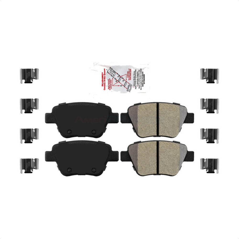 AmeriBRAKES NWF-PRM1456 Disc Brake Pad for 2009-2019 Volkswagen Golf, Volkswagen Beetle, Volkswagen Passat - Rear