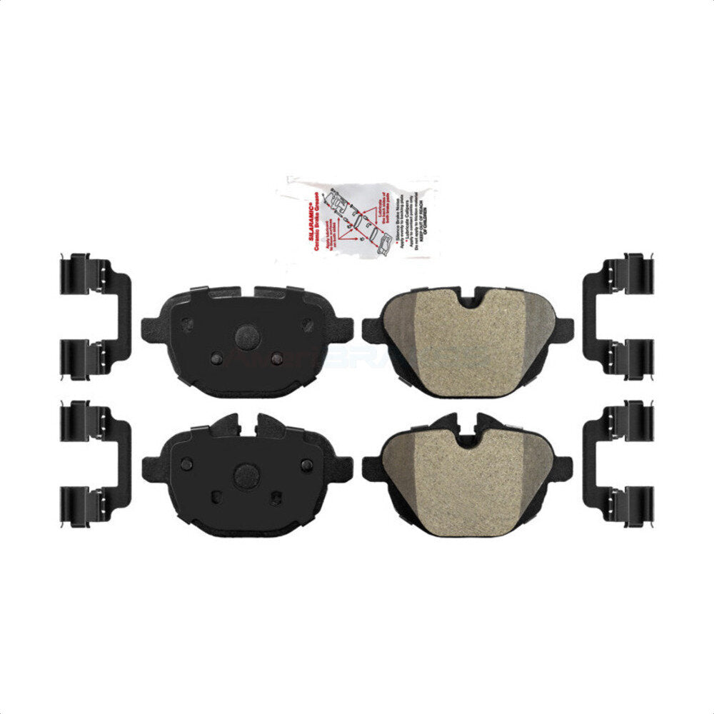 AmeriBRAKES NWF-PRM1473 Disc Brake Pad for 2011-2024 BMW X3, BMW X4, BMW i8 - Rear