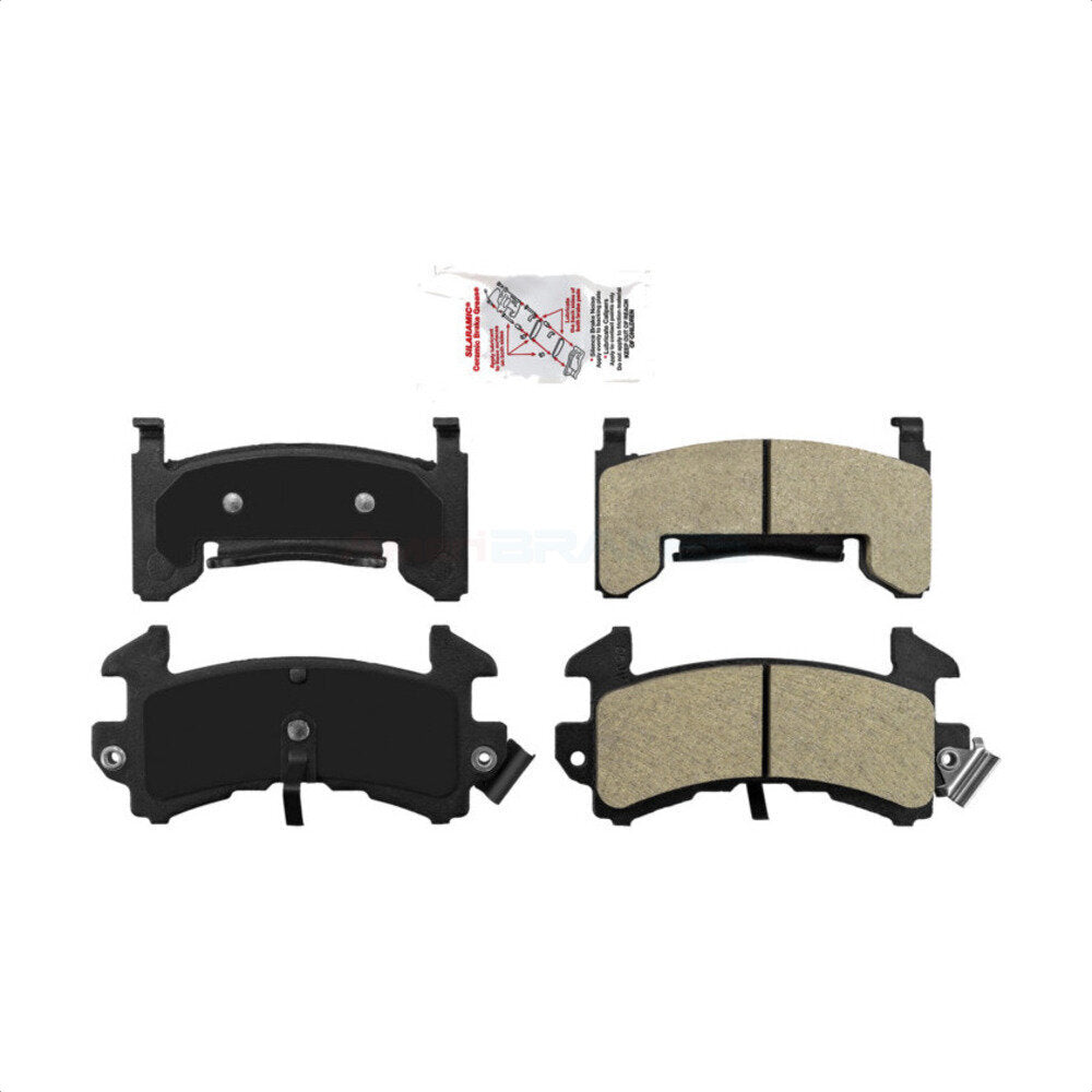 AmeriBRAKES NWF-PRM154 Disc Brake Pad for 1980-2002 Chevrolet S10, GMC Sonoma, Isuzu Hombre - Front, Rear