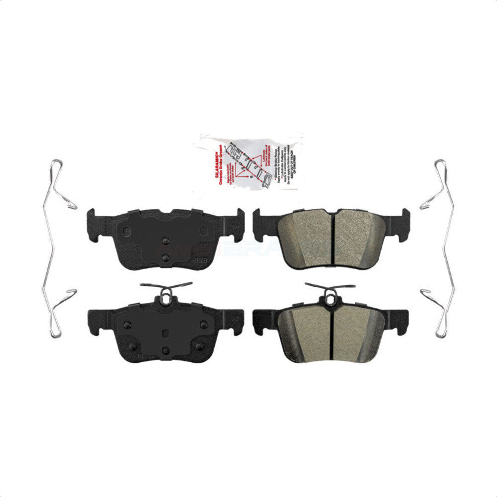 AmeriBRAKES NWF-PRM1665 Disc Brake Pad for 2013-2023 Ford Edge, Ford SSV Plug-In Hybrid, Lincoln Nautilus - Rear