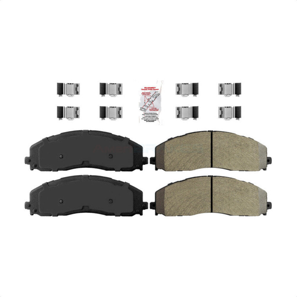 AmeriBRAKES NWF-PRM1680 Disc Brake Pad for 2013-2023 Ford F-250 Super Duty, Ford F-350 Super Duty, Ford F-450 Super Duty - Front