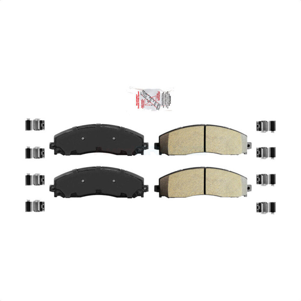 AmeriBRAKES NWF-PRM1691 Disc Brake Pad for 2013-2023 Ford F-250 Super Duty, Ford F-350 Super Duty, Ford F-450 Super Duty - Rear