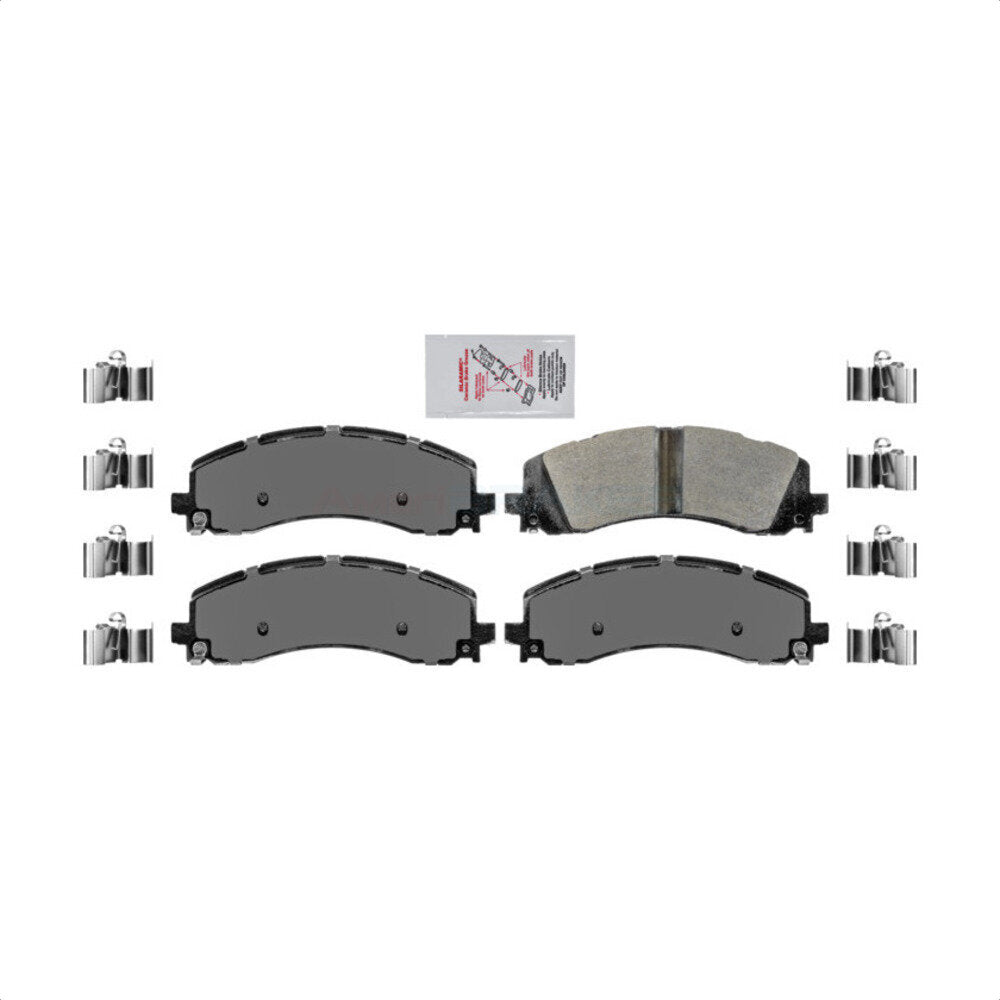 AmeriBRAKES NWF-PRM2225 Disc Brake Pad for 2019-2024 Ram 3500, Ram 2500 - Rear