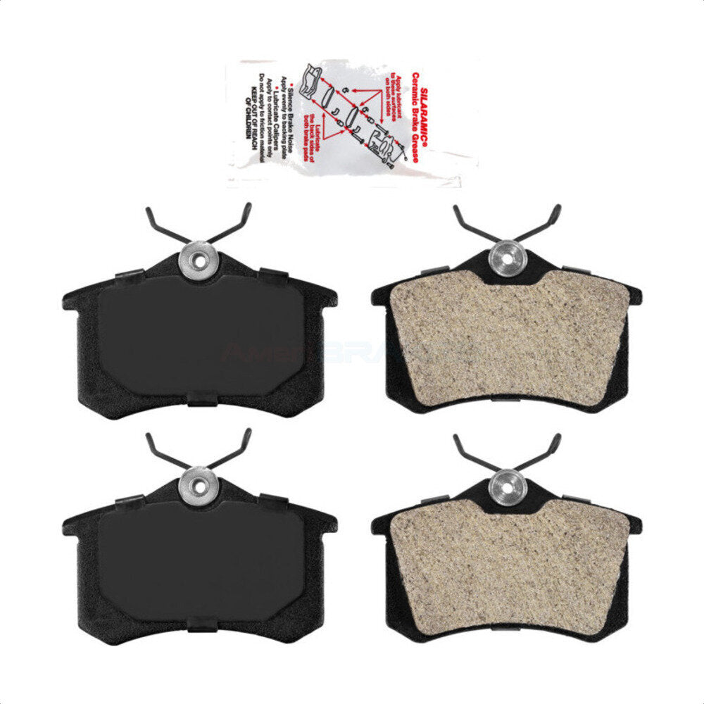 AmeriBRAKES NWF-PRM340 Disc Brake Pad for 1985-2019 Volkswagen Golf Alltrack, Renault Fluence, Volkswagen Golf - Rear