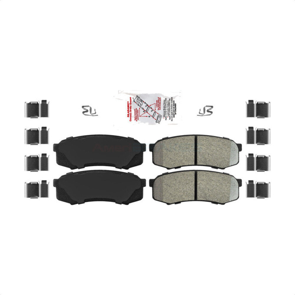 AmeriBRAKES NWF-PRM606 Disc Brake Pad for 1993-2023 Lexus GX460, Toyota FJ Cruiser, Lexus GX470 - Rear