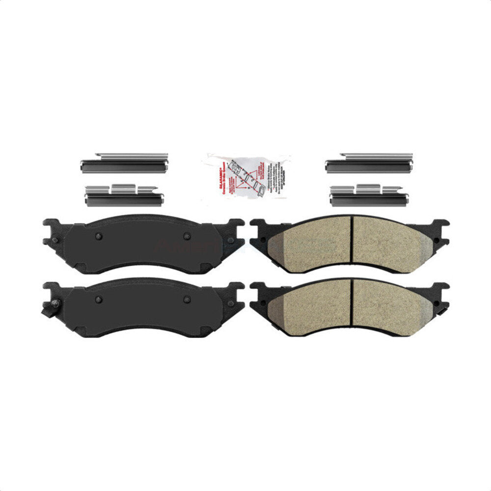 AmeriBRAKES NWF-PRM702 Disc Brake Pad for 1997-2004 Ford F-150 Heritage, Ford Expedition, Dodge Ram 1500 - Front