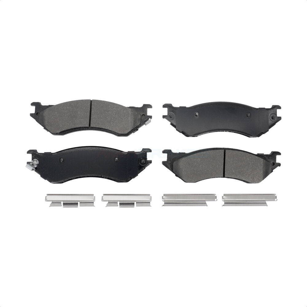 AmeriBRAKES NWF-PRM702B Disc Brake Pad for 2002-2006 Dodge Ram 1500, Dodge Durango, Dodge Ram 1500 Van - Front