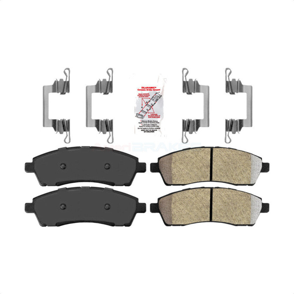 AmeriBRAKES NWF-PRM757 Disc Brake Pad for 1999-2005 Ford Excursion, Ford F-250 Super Duty, Ford F-350 Super Duty - Rear