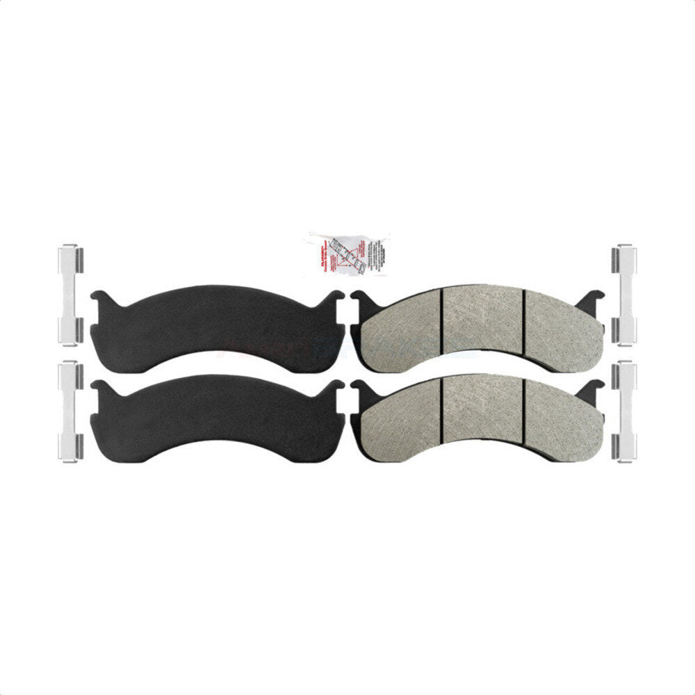 AmeriBRAKES NWF-PRM786 Disc Brake Pad for 1998-2023 Ford F-53 Motorhome Chassis, Ford F-59 Commercial Stripped Chassis, IC Corporation CE School Bus - Front, Rear