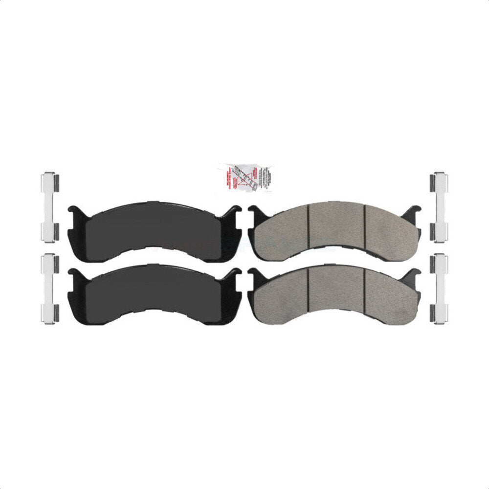 AmeriBRAKES NWF-PRM786A Disc Brake Pad for 1998-2023 Peterbilt 330, Freightliner MCL, Freightliner S2G - Rear, Front