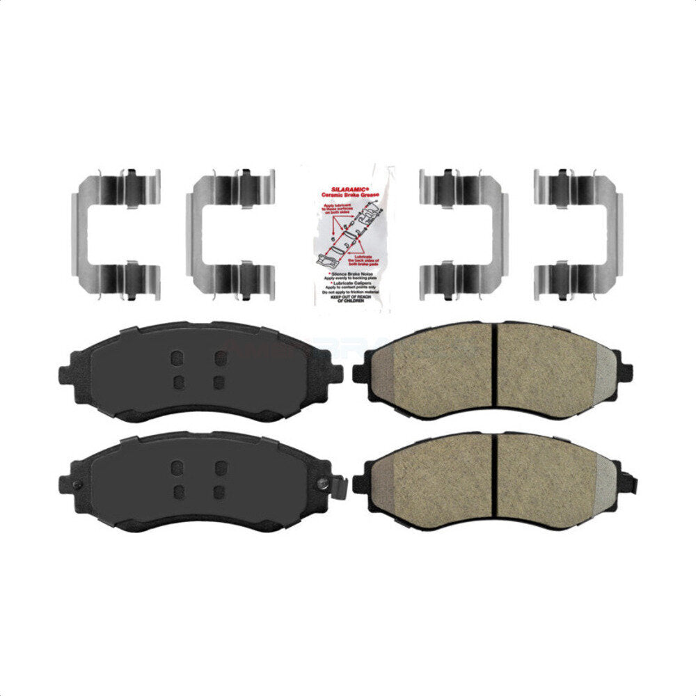 AmeriBRAKES NWF-PRM797 Disc Brake Pad for 1999-2016 Chevrolet Spark EV, Chevrolet Spark, Pontiac G3 - Front
