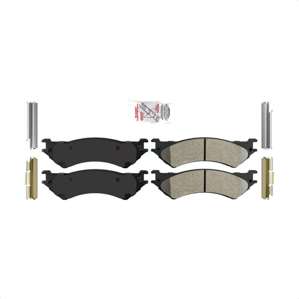 AmeriBRAKES NWF-PRM802 Disc Brake Pad for 1998-2007 Ford E-150, Ford E-350 Econoline, Ford F-150 Heritage - Rear