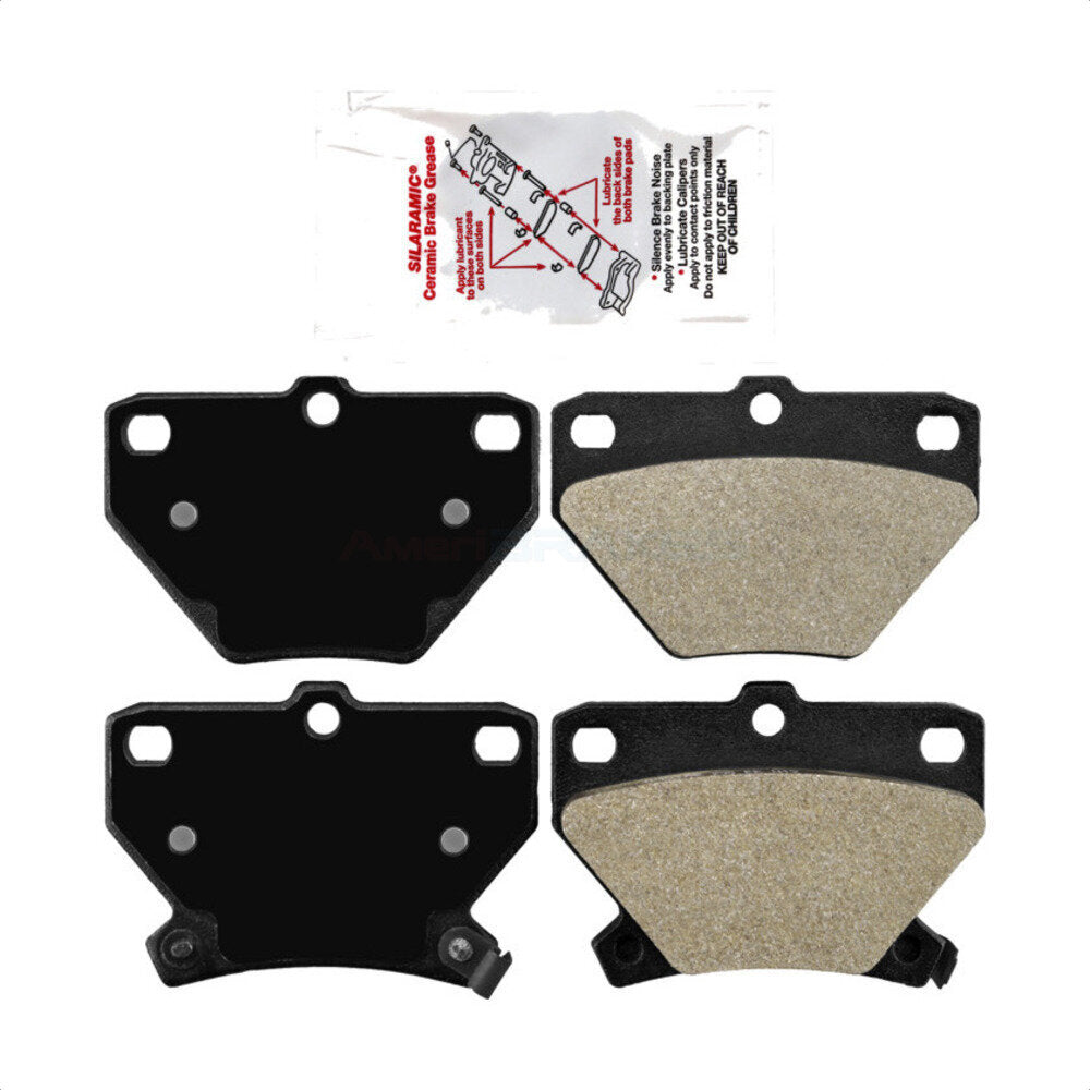 AmeriBRAKES NWF-PRM823 Disc Brake Pad for 2000-2008 Toyota Corolla, Pontiac Vibe, Toyota Matrix - Rear
