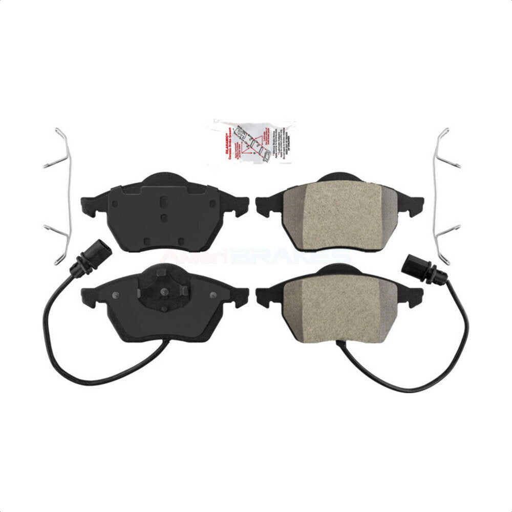 AmeriBRAKES NWF-PRM840 Disc Brake Pad for 1999-2006 Audi A4, Audi A4 Quattro, Volkswagen Passat - Front