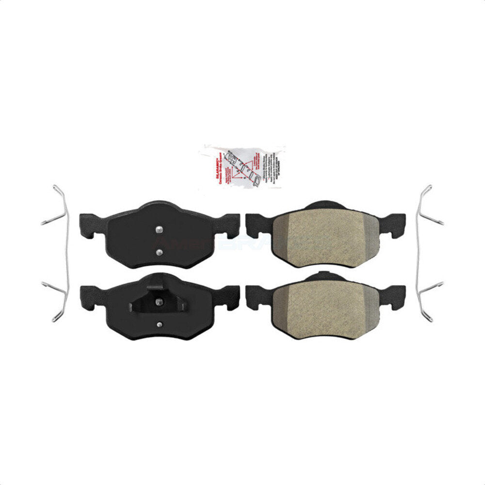 AmeriBRAKES NWF-PRM843 Disc Brake Pad for 2001-2007 Ford Escape, Mazda Tribute, Mercury Mariner - Front