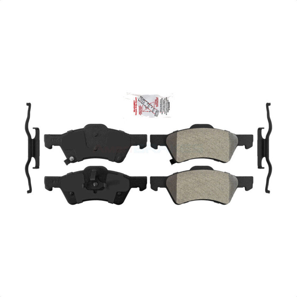 AmeriBRAKES NWF-PRM857 Disc Brake Pad for 2001-2007 Dodge Grand Caravan, Chrysler Town & Country, Dodge Caravan - Front