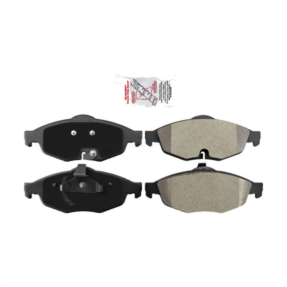 AmeriBRAKES NWF-PRM869 Disc Brake Pad for 2001-2006 Chrysler Sebring, Dodge Stratus - Front