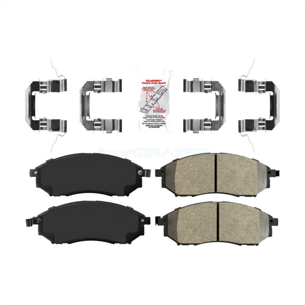 AmeriBRAKES NWF-PRM888 Disc Brake Pad for 2002-2020 INFINITI Q40, INFINITI Q70L, INFINITI QX70 - Front
