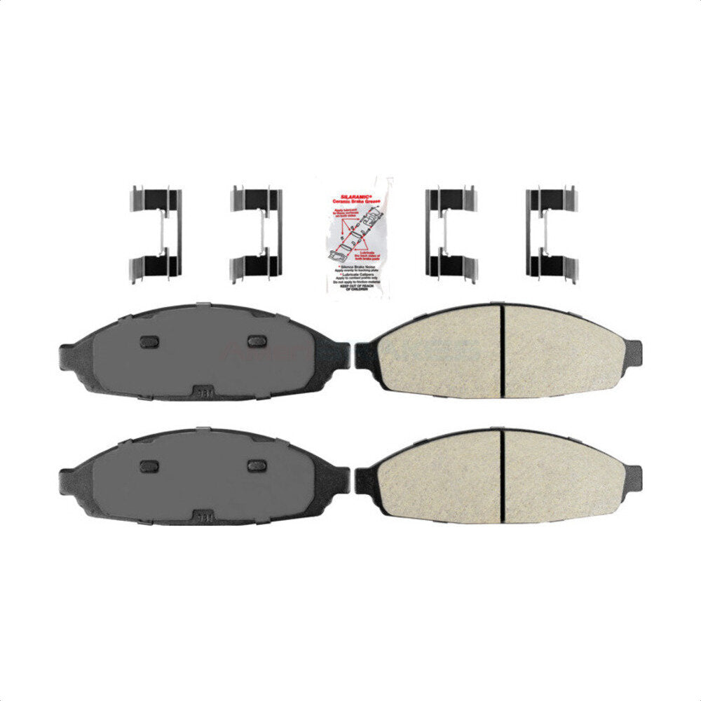 AmeriBRAKES NWF-PRM931 Disc Brake Pad for 2003-2011 Ford Crown Victoria, Lincoln Town Car, Mercury Grand Marquis - Front