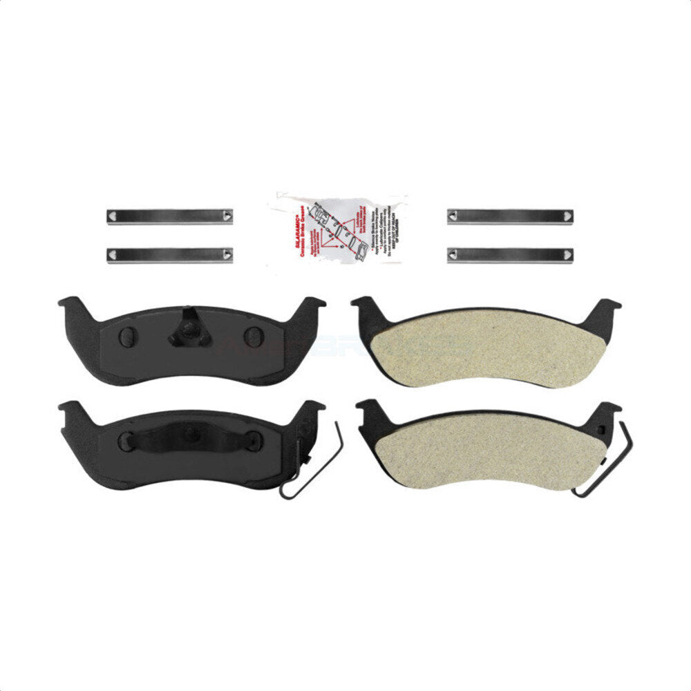 AmeriBRAKES NWF-PRM932 Disc Brake Pad for 2003-2011 Ford Ranger, Mazda B2300, Mazda B4000 - Rear