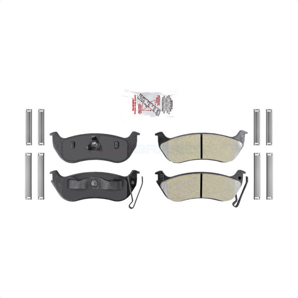 AmeriBRAKES NWF-PRM981 Disc Brake Pad for 2003-2010 Ford Explorer Sport Trac, Ford Explorer, Jeep TJ - Rear