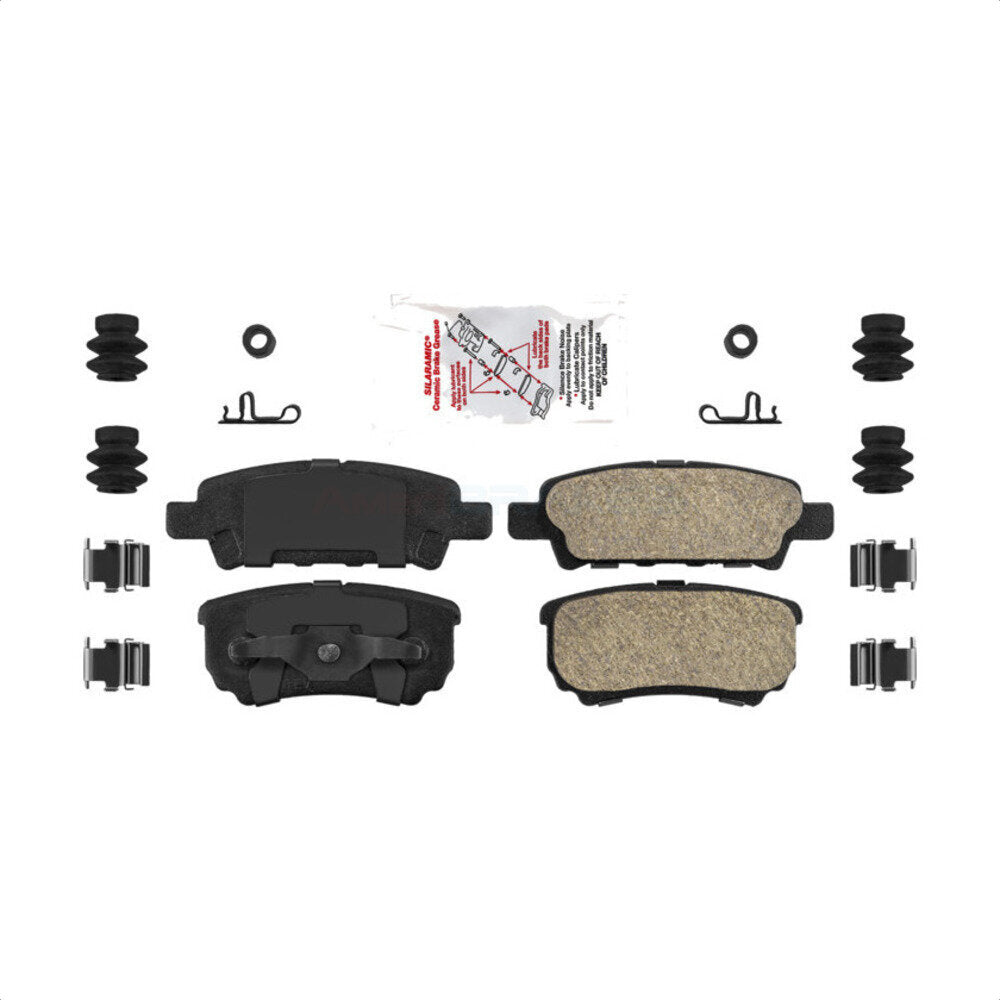 AmeriBRAKES NWF-PTC1037 Disc Brake Pad for 2004-2017 Mitsubishi Lancer, Chrysler 200, Dodge Caliber - Rear