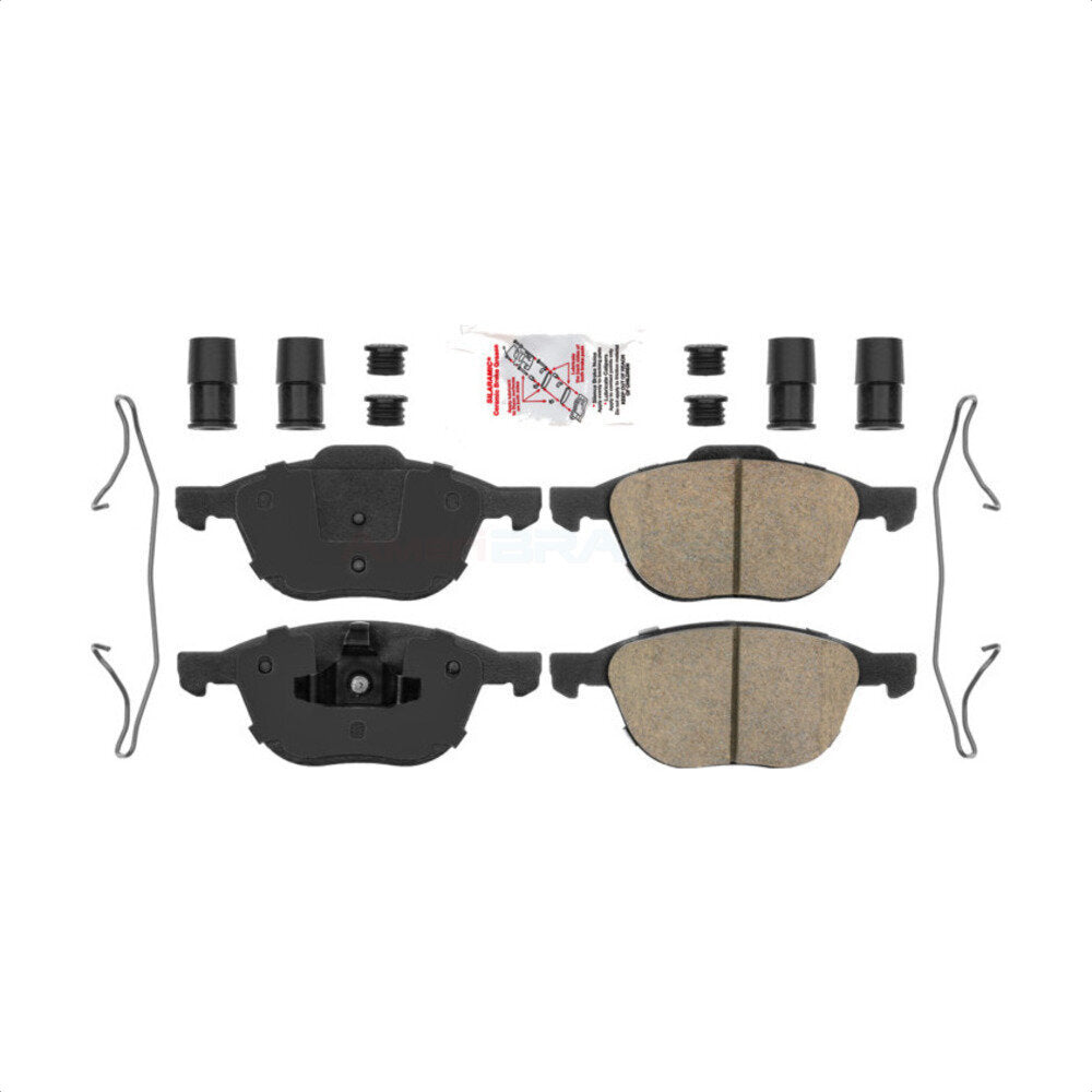 AmeriBRAKES NWF-PTC1044 Disc Brake Pad for 2004-2022 Ford EcoSport, Ford Escape, Ford Focus - Front