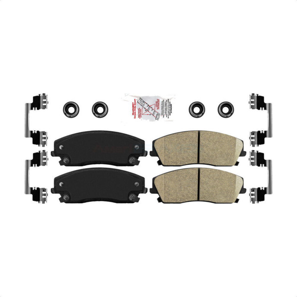 AmeriBRAKES NWF-PTC1056 Disc Brake Pad for 2005-2023 Chrysler 300, Dodge Challenger, Dodge Charger - Front