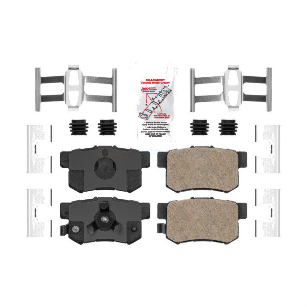 AmeriBRAKES NWF-PTC1086 Disc Brake Pad for 2005-2018 Acura RDX, Honda Crosstour, Honda Accord Crosstour - Rear
