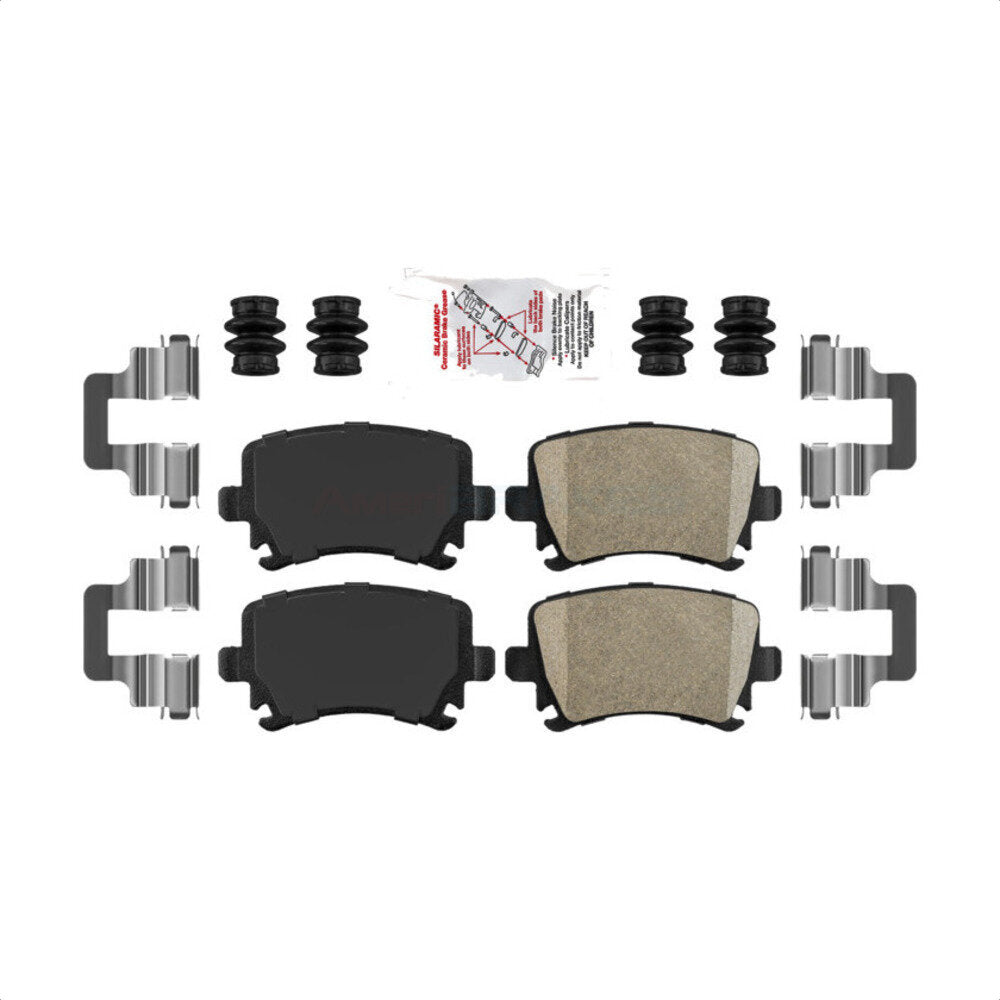 AmeriBRAKES NWF-PTC1108 Disc Brake Pad for 2005-2021 Volkswagen GTI, Volkswagen Tiguan Limited, Audi Q3 - Rear