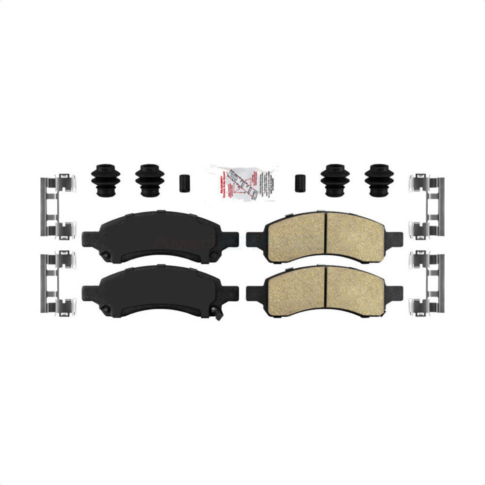 AmeriBRAKES NWF-PTC1169A Disc Brake Pad for 2007-2017 GMC Acadia Limited, Chevrolet Traverse, Buick Enclave - Front