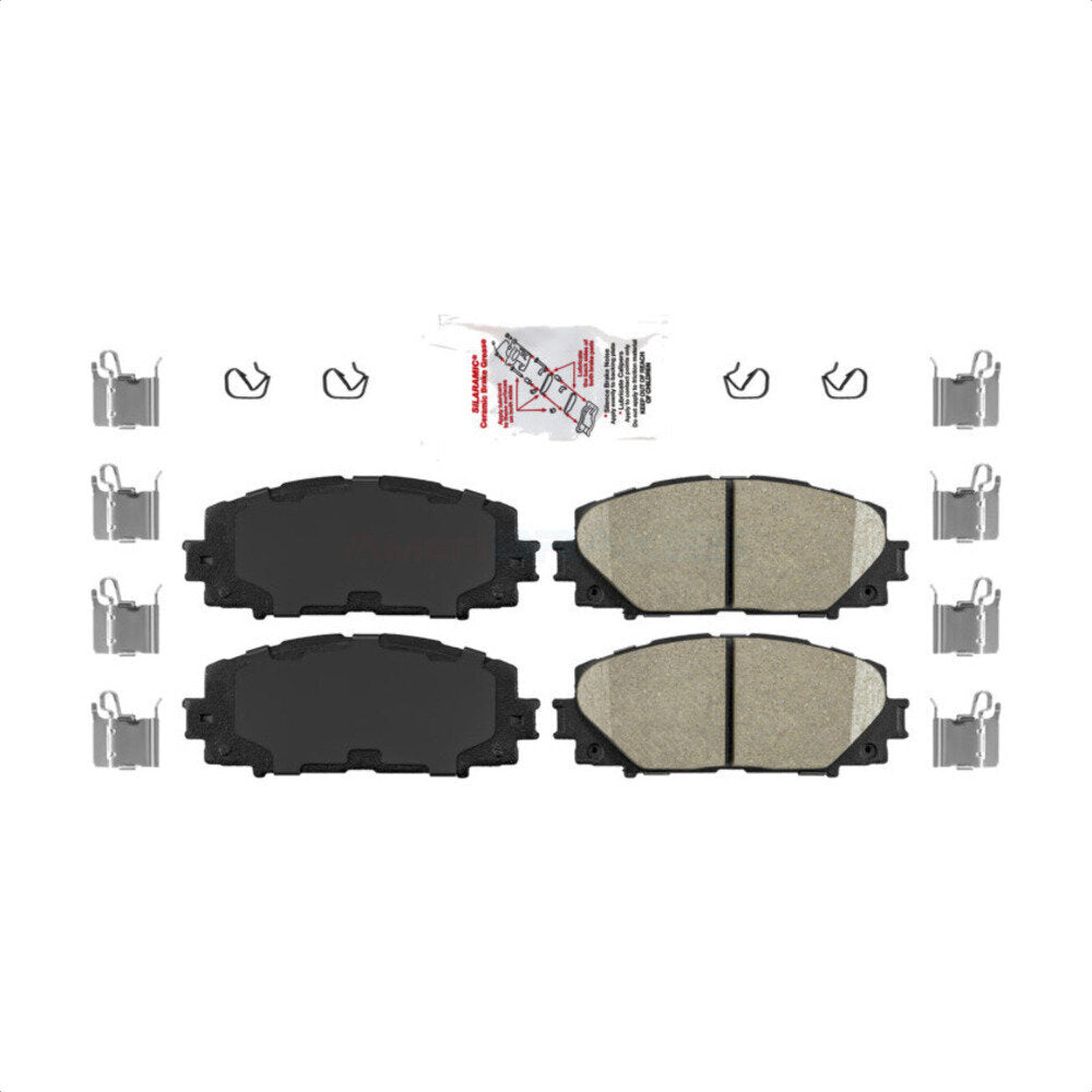 AmeriBRAKES NWF-PTC1184A Disc Brake Pad for 2006-2022 Toyota Corolla, Toyota Prius AWD-e, Toyota Prius Prime - Front