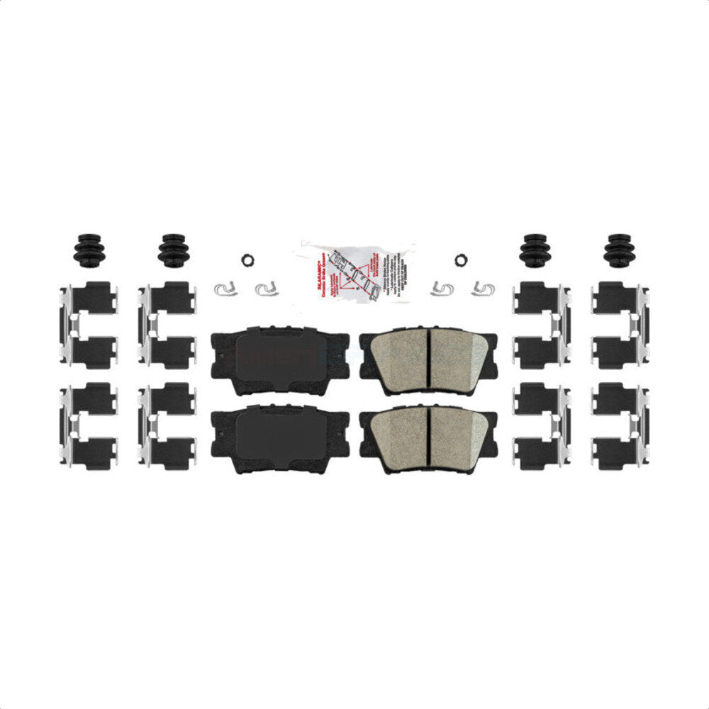 AmeriBRAKES NWF-PTC1212 Disc Brake Pad for 2006-2024 Toyota Camry, Lexus ES300h, Toyota Matrix - Rear