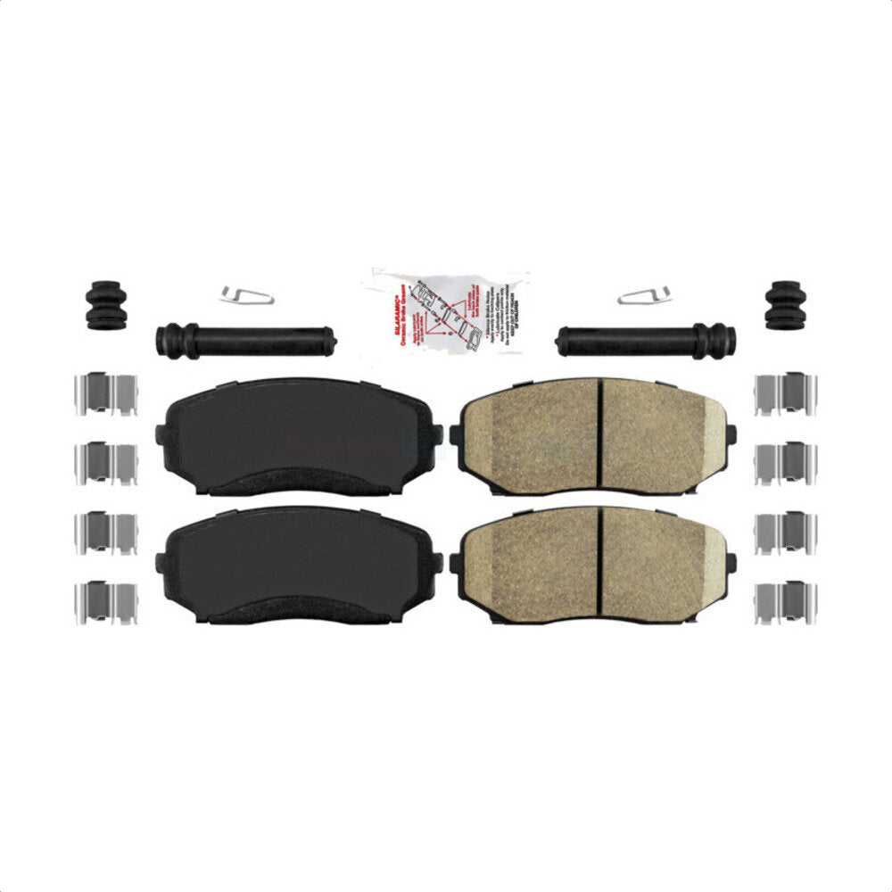 AmeriBRAKES NWF-PTC1258 Disc Brake Pad for 2007-2024 Mazda CX-5, Ford Edge, Lincoln MKX - Front