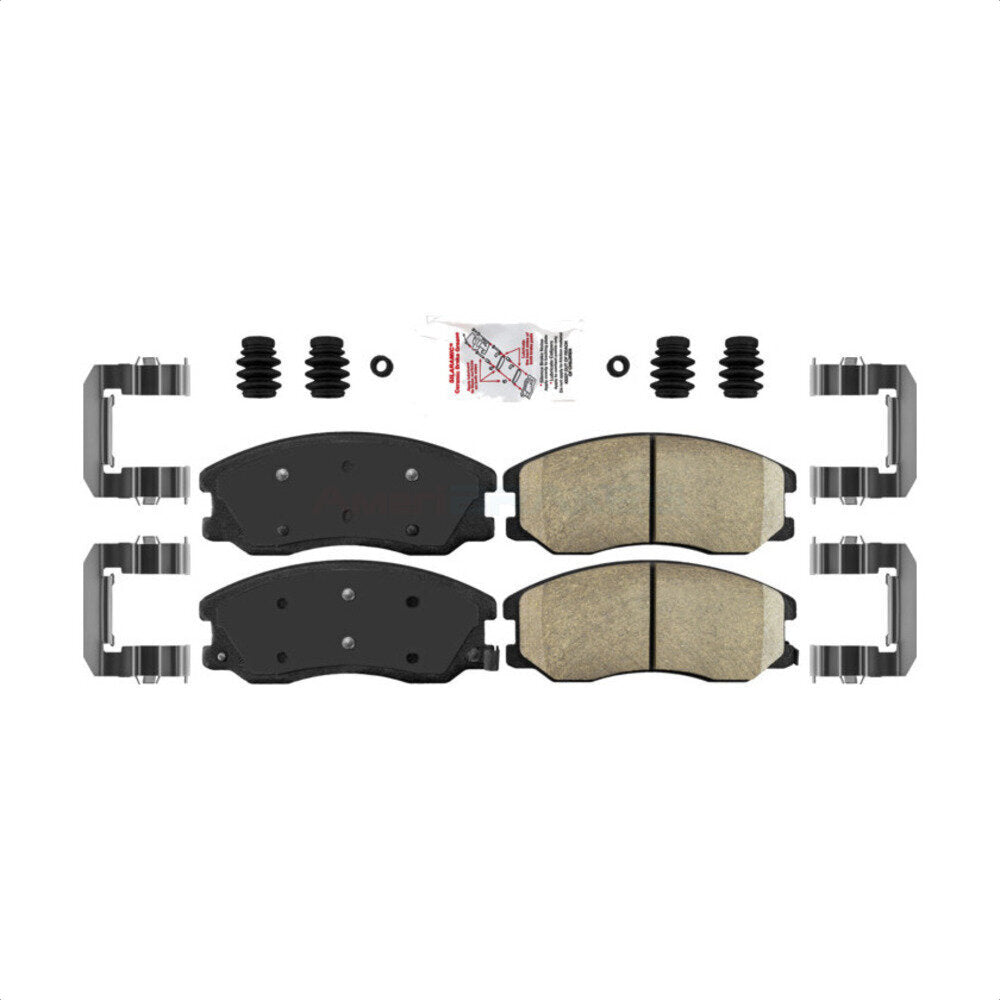 AmeriBRAKES NWF-PTC1264 Disc Brake Pad for 2007-2015 Chevrolet Captiva Sport, Saturn Vue, Chevrolet Equinox - Front