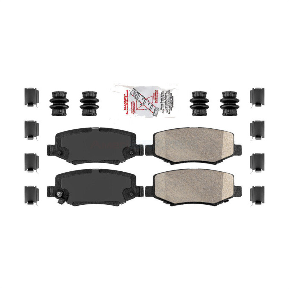 AmeriBRAKES NWF-PTC1274 Disc Brake Pad for 2007-2018 Jeep Wrangler JK, Jeep Liberty, Dodge Nitro - Rear