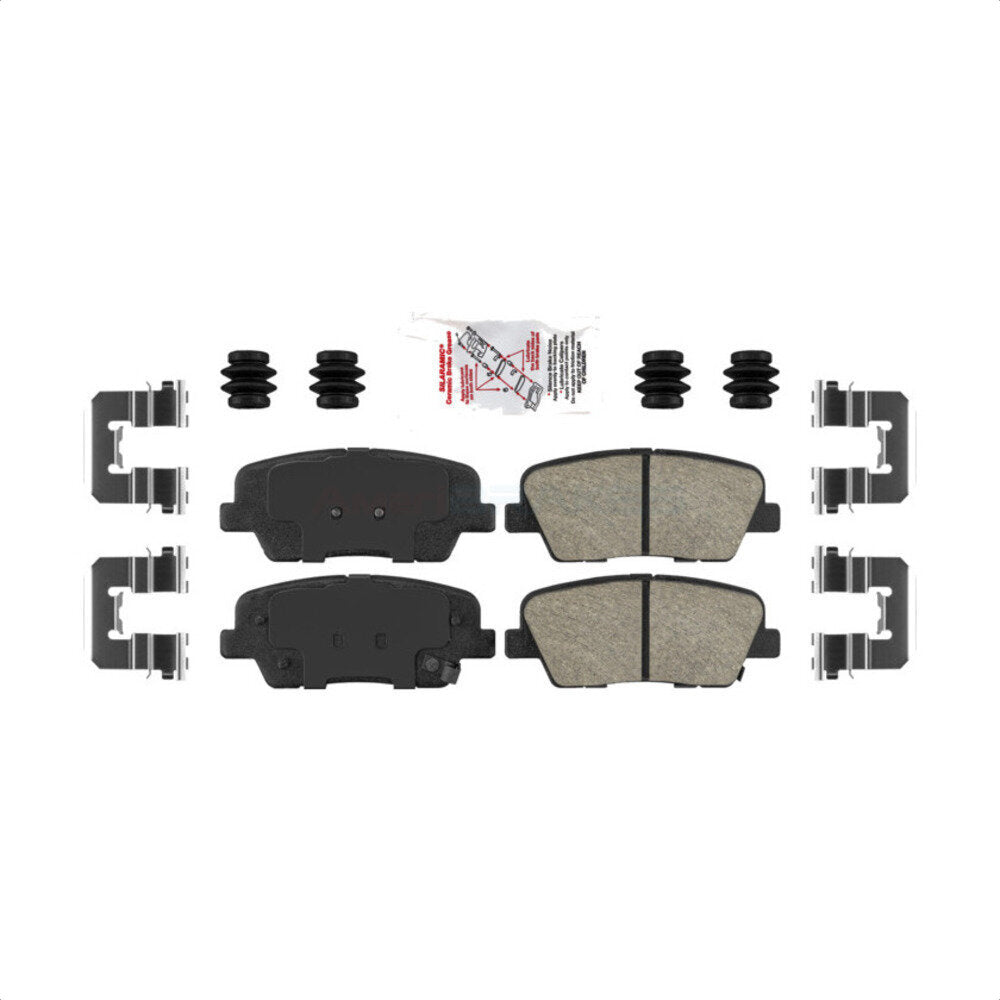 AmeriBRAKES NWF-PTC1284 Disc Brake Pad for 2006-2017 Hyundai Genesis Coupe, Kia K900, Kia Sedona - Rear