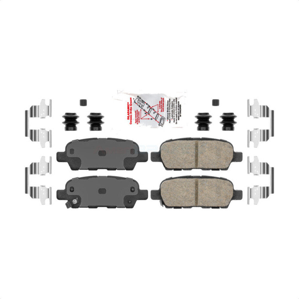 AmeriBRAKES NWF-PTC1288 Disc Brake Pad for 2007-2014 INFINITI Q60, INFINITI M35, INFINITI M45 - Rear