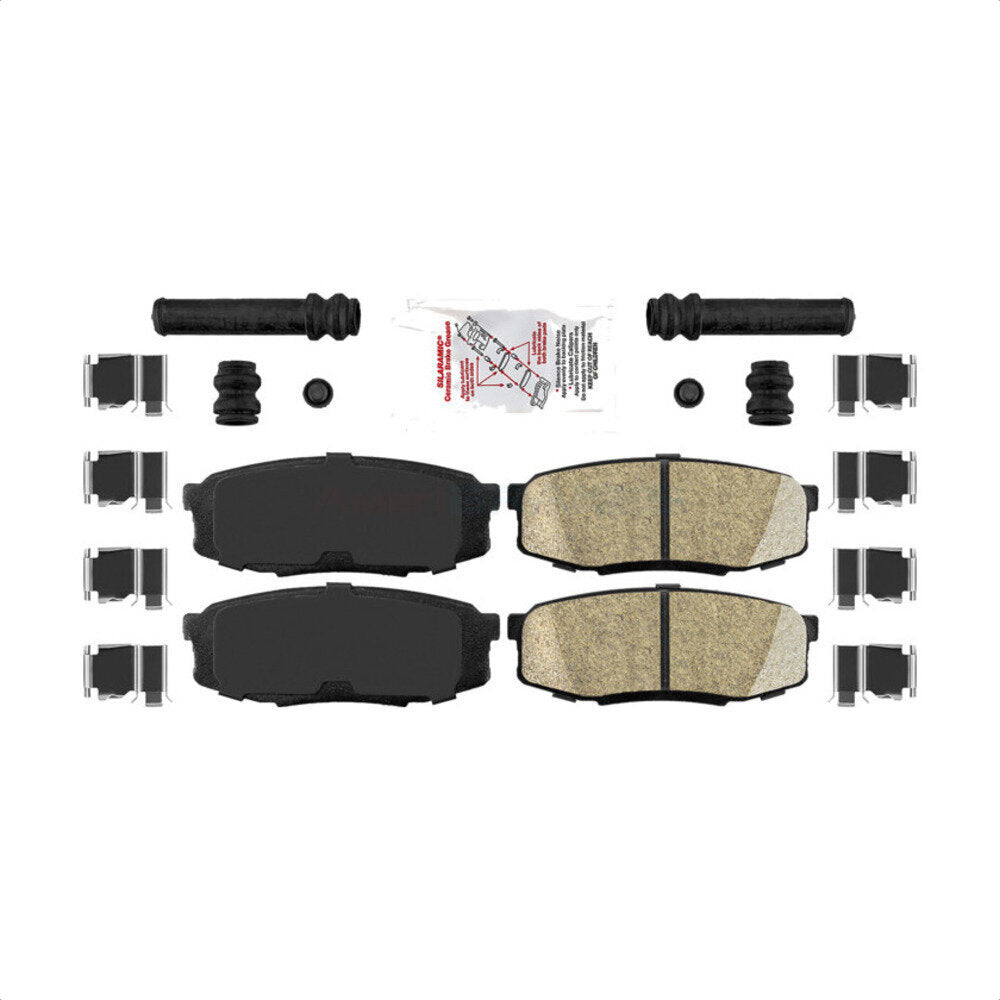 AmeriBRAKES NWF-PTC1304 Disc Brake Pad for 2007-2022 Lexus LX570, Toyota Land Cruiser, Toyota Sequoia - Rear